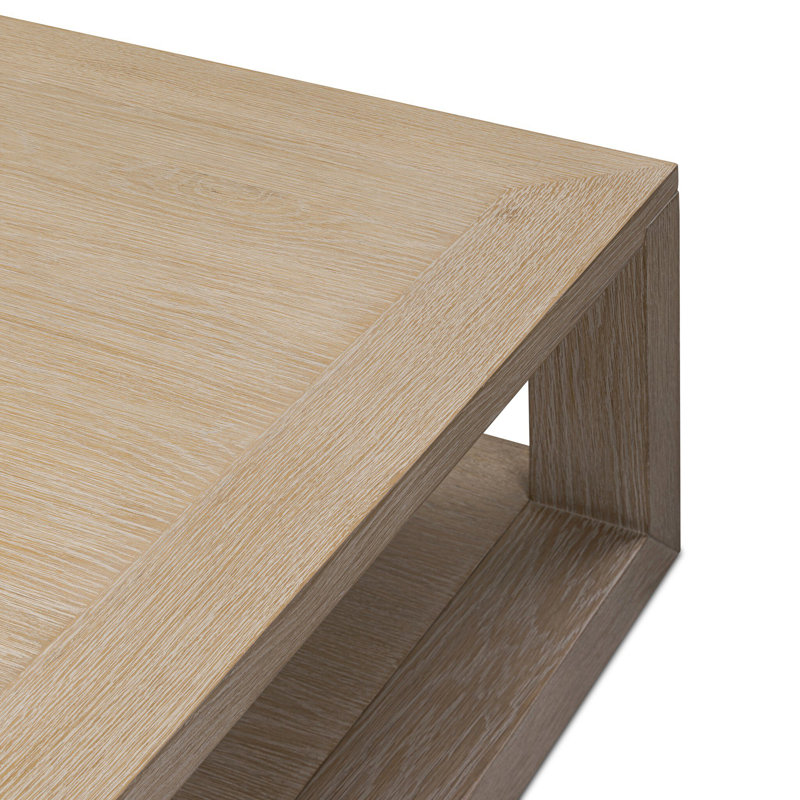 Thomas Coffee Table, Bleached Oak