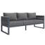Rust-Resistant Outdoor Sofa Set With Thick Rope & High-Density Cushions