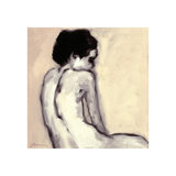 Seated Nude Print by Chelsea Art Studio