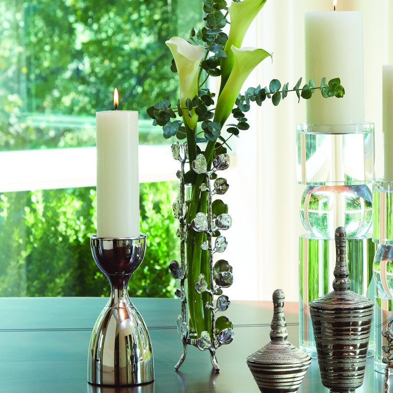 Bauhinia Bud Vase, Nickel