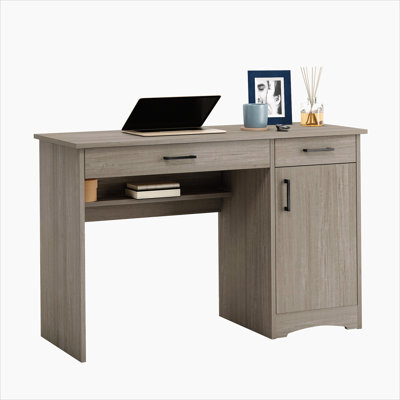 Bureau d'ordinateur, finition brune