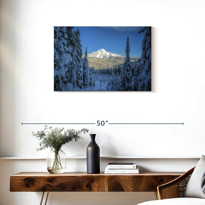 Alvord Mount Hood Winter Glimpse, H 20 po x l 30 po