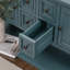 Console de rangement rétro avec quatre petits tiroirs et une tablette inférieure-141195370