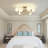 Semi Flush Mount Ceiling Light Fixture, 6 Lights Modern Sputnik Chandelier Ceiling Lamp With E26 Bulb Base, Light Fixtures Ceiling Mount For Bedroom Kitchen Living Room Hallway-343796327