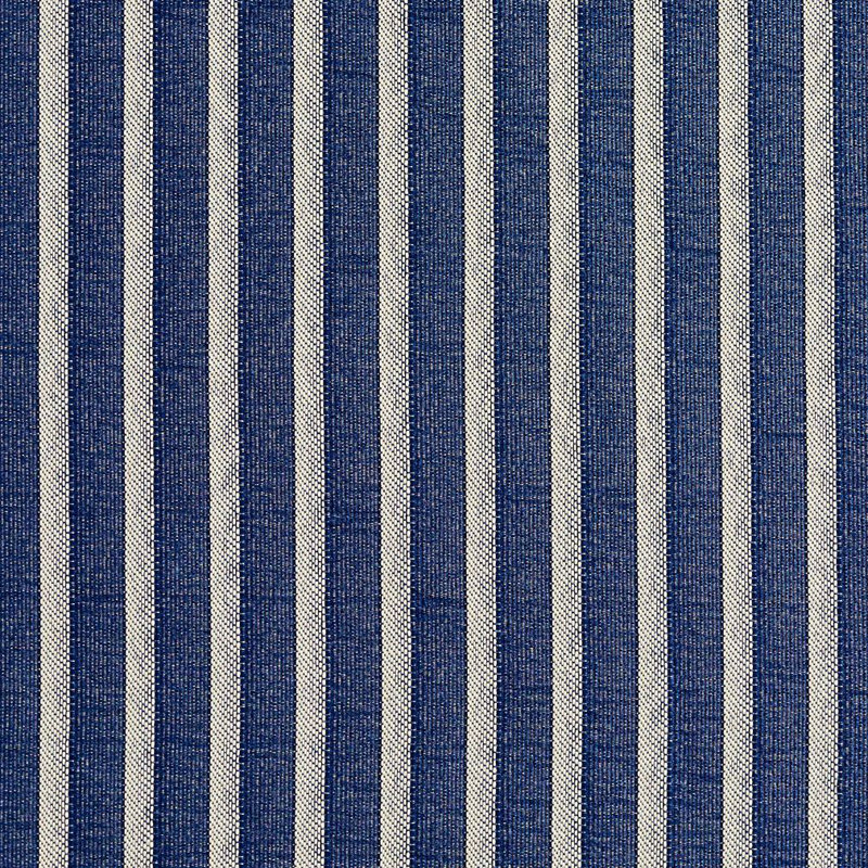 Tissu jacquard rayé, Bleu foncé