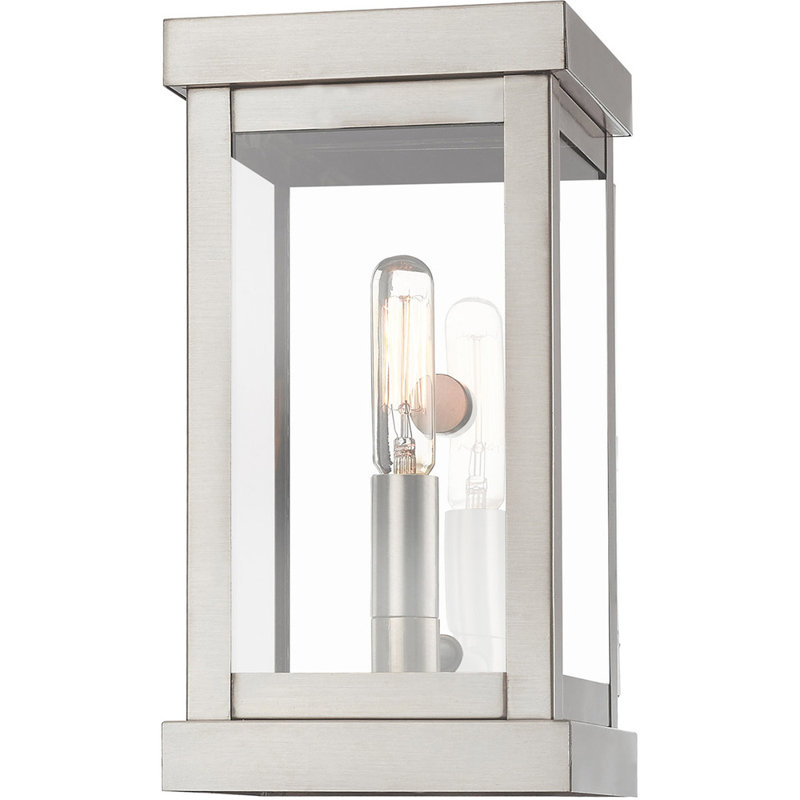 Tête de lanterne Clarissia, Nickel brossé