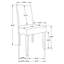Chaise d'appoint rembourrée en velours Coad-21366420