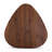 Nesting Table, Triangular 2-Piece Walnut