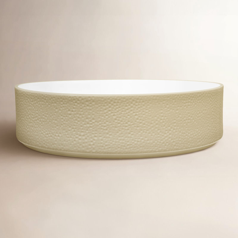 Bol de service en pierre 10 po Noritake, Ivoire ivoire