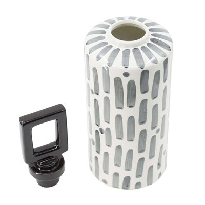 BlackGray Ceramic Jar