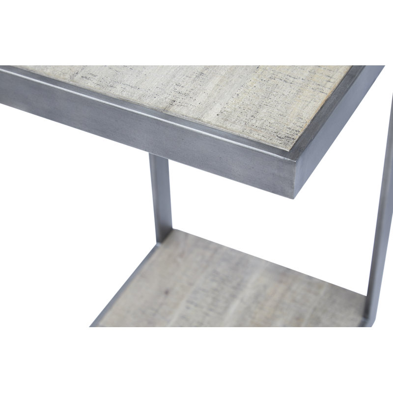 Kellner C Table End Table, Antique Grey
