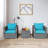 Alycen 2 - Person Patio Conversation Set with Cushions-726803166-767782460