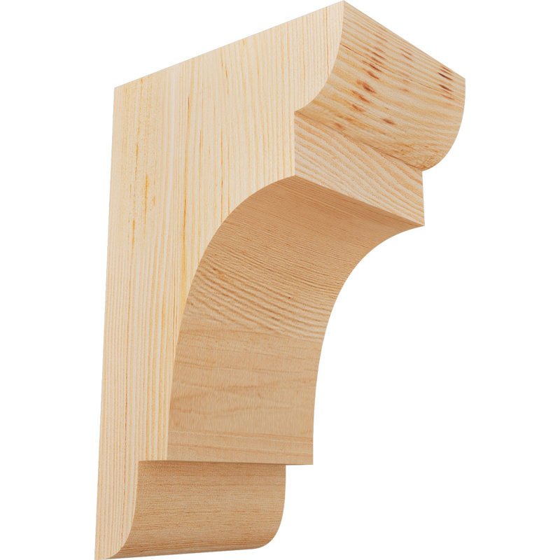 New Brighton Corbel, H 12 po x l 5,5 po x P 8 po, Sapin de Douglas, Lisse