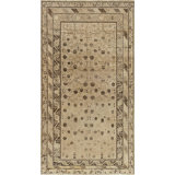 Vintage One-of-a-Kind Rectangle 5'7" X 10'2" Hand Knotted Area Rug