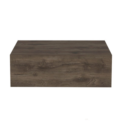 One Drawer Faux Wood Floating Nightstand