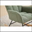 Chaise berçante moderne avec dossier haut et fauteuil à bascule-77519746