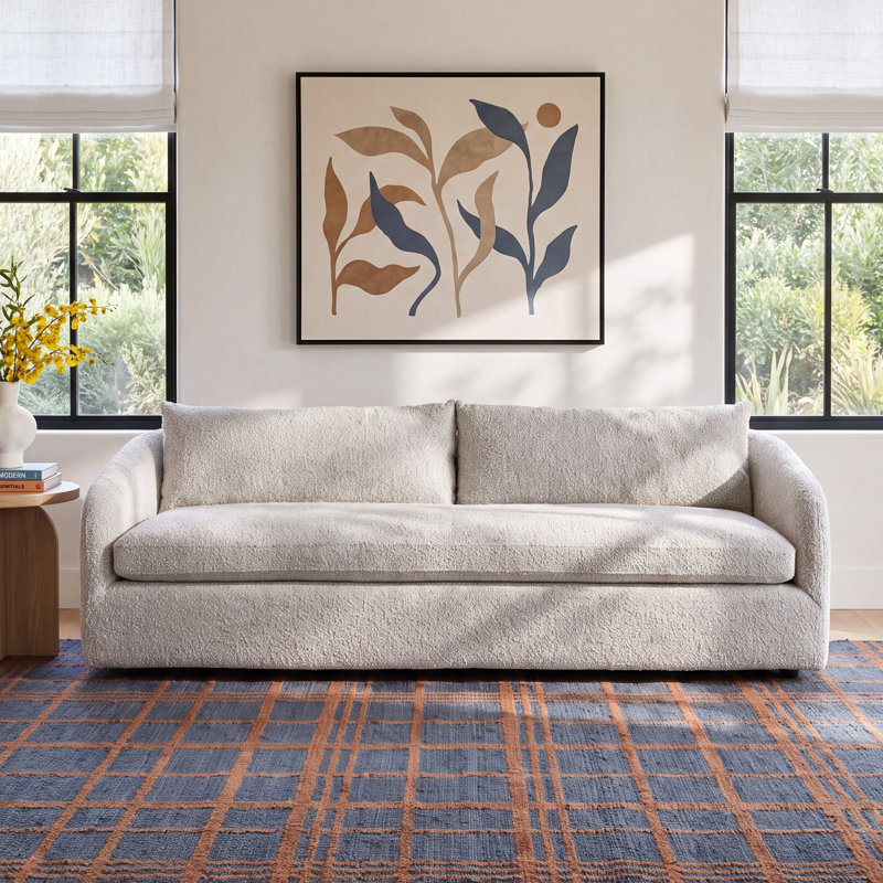 Topanga Sofa 97" - Knoll Domino