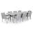Fomby 19 Piece Sunbrella Outdoor Estate Set - Space Grey