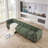 Myrhn Modular Sectional,  4-Seater Contemporary Sleeper Bed with Solid Wood Base-2014147031