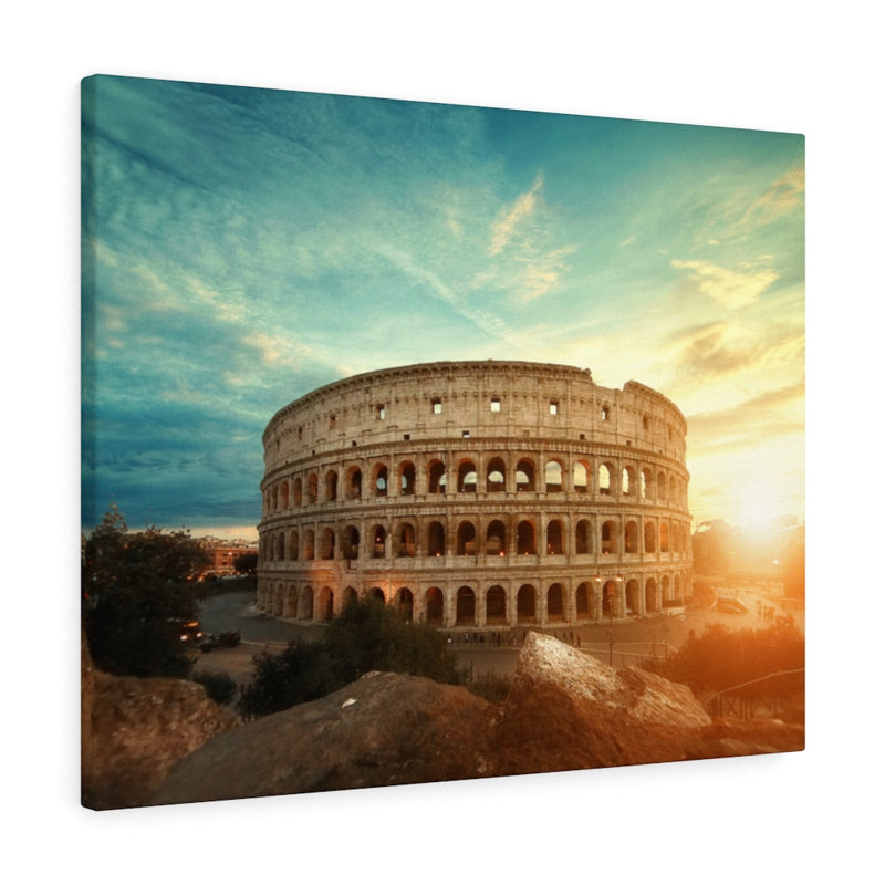 Roman Coliseum - Wrapped Canvas Print, 61cm H x 76cm W
