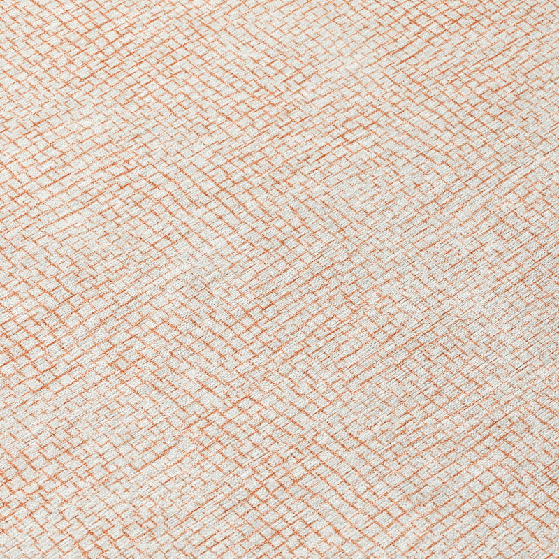Eleya Orange Washable Indoor-Outdoor Rug - , 8' x 10'