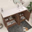 Meuble-lavabo autoportant 59 po avec lavabo droit en acrylique renforcé Monterey-6087667-4094930