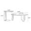 Ensemble de tables basses Modern