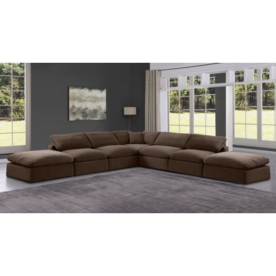 Hooria Upholstered L-Shaped Sectional Reversible