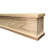 Floating Wood Fireplace Mantel Shelf - 100% Hardwood Oak Shelf For Hanging Above Fireplaces-70394549-91587589
