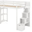 Lit mezzanine simple avec tiroirs