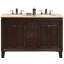 Ensemble de meuble-lavabo double 55 po Camilo