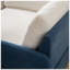 Fauteuil surdimensionné en chenille l 50 po x P 43 po x H 34 po