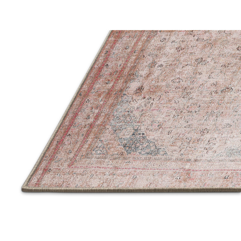 Tapis oriental rose / bleu / brun, Rectangle 8 pi x 12 pi