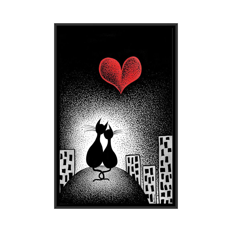 Faithfulness by Ben Heine - Print on Canvas, Black Framed, 66.04 cm H x 45.72 cm W