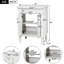 Meuble-lavabo 24 po avec lavabo supérieur, meuble de rangement moderne à 2 niveaux, meuble-lavabo simple, grandes tablettes de rangement (Remplacer SW000102AAF)-412879215-412879214