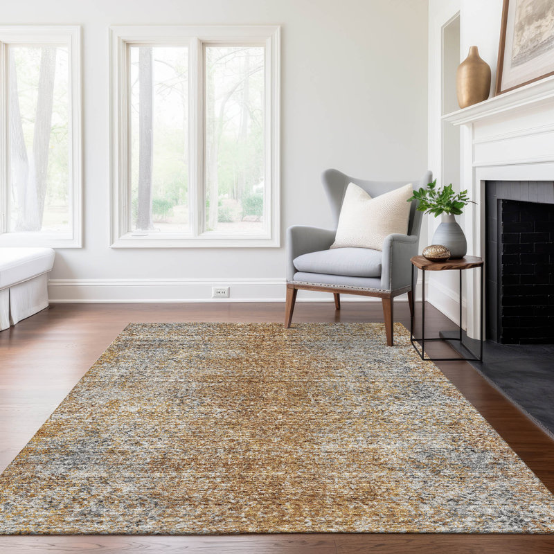 Tapis intérieur / extérieur Malchow avec envers antidérapant, Rectangulaire 3 pi x 5 pi