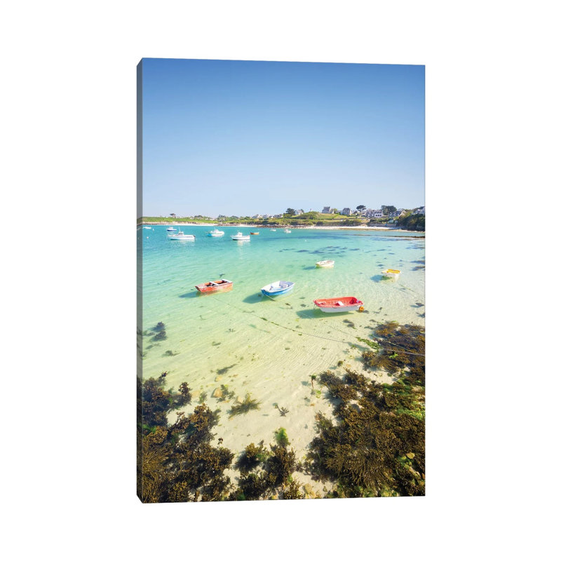 Clear Water In Brittany 1 Piece Wrapped Canvas Wall Art, 101.6cm H x 66.04cm W, Wrapped Canvas