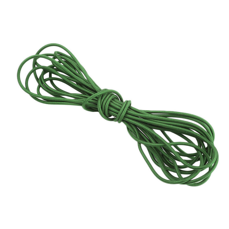 Alasia Cord - Fabric Cable 1m 2 Core Round Electrical Wire for Lamps, Green