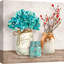 Floral Composition With Mason Jars I - Wrapped Canvas Print-415669700