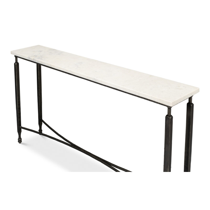 Mykos 61'' W Marble Console Table