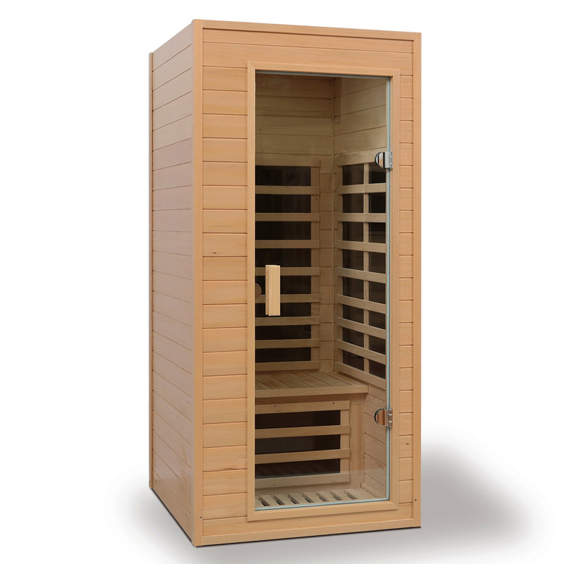 Sauna intérieur encastré à infrarouge lointain Hemlock