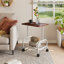 Tray Top Wheel End Table
