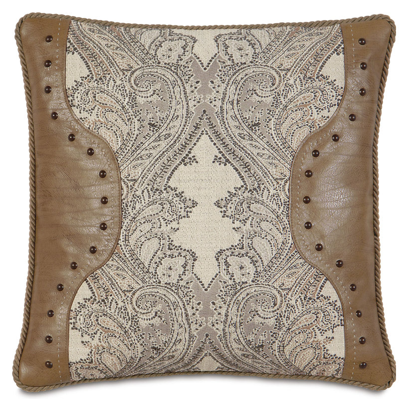 Aiden Appliqued Throw Pillow, Down