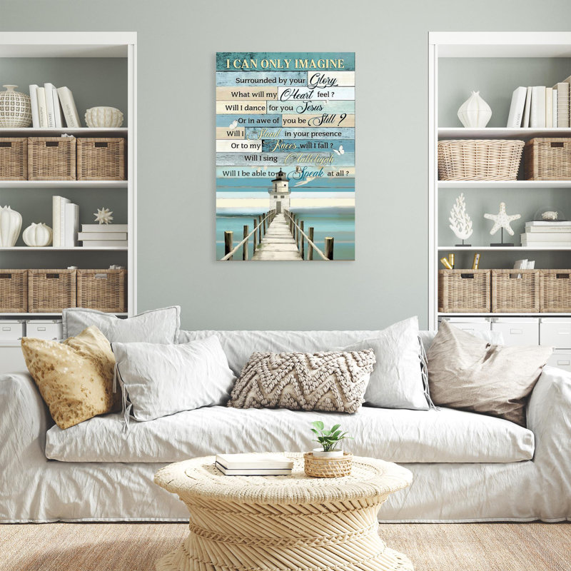 «I Acan Only Imagine», impression sur toile