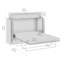 Armoire-lit avec matelas Arlex Murphy-95755074-95755072