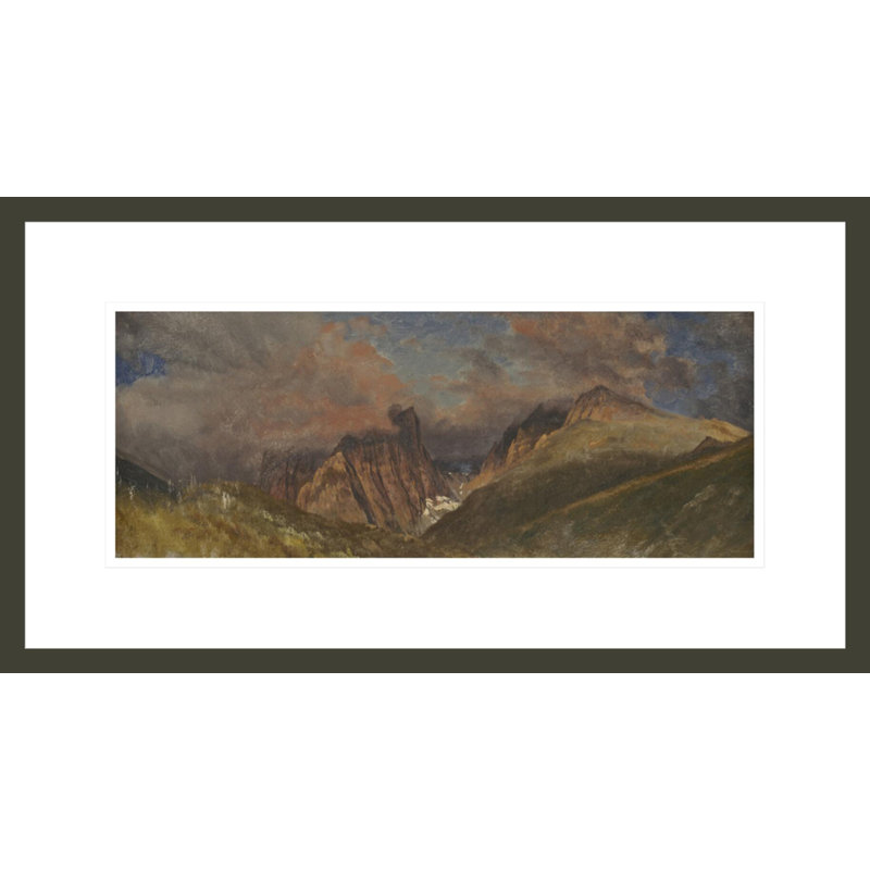 «Yosemite» par Albert Bierstadt - Impression sur toile, H 11,92 po x l 21,75 po