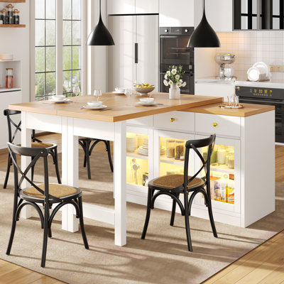 120 cm W Kitchen Island with Top