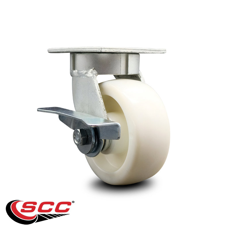 Kingpinless Nylon Swivel Caster