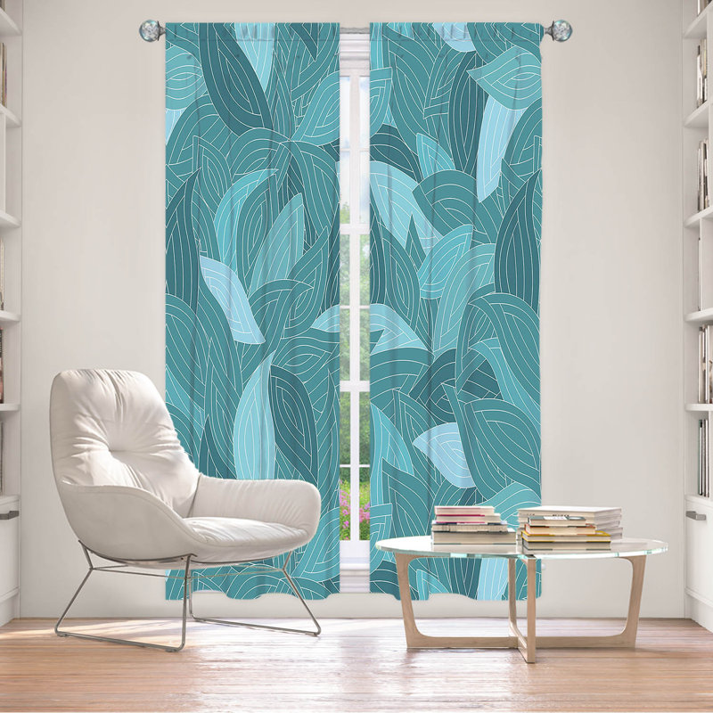 Ensemble de rideaux en polyester 2 pièces, L 20 po x L 52 po