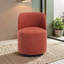Fauteuil demi-tonneau 1 pièce avec pivotement sur 360 ° pour la cuisine et la salle à manger-291976399